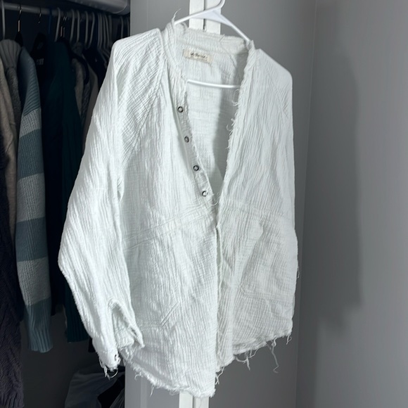 Free People Tops - Free People Summer Daydream Knit Gauze Top, NWOT